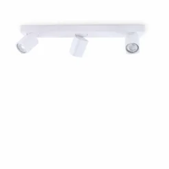 Ideallux Ideal Lux spot pour plafond Rudy Square, blanc, à 3 lampes, métal| Spots Et Projecteurs Led|Spots
