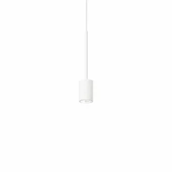 Ideallux Ideal Lux suspension LED Archimede Cilindro, blanc, métal| Suspensions Led|Suspensions