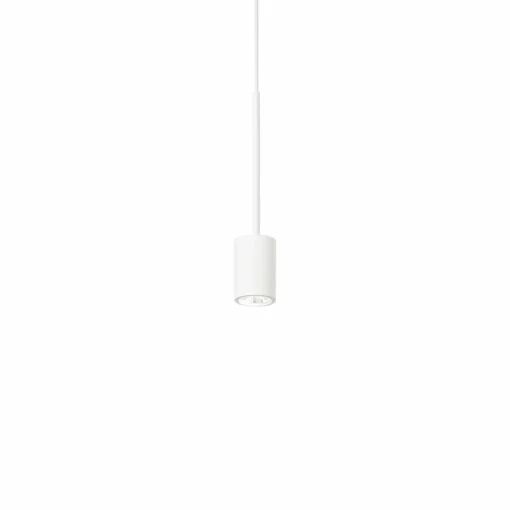 Ideallux Ideal Lux suspension LED Archimede Cilindro, blanc, métal| Suspensions Led|Suspensions