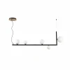 Ideallux Ideal Lux Suspension LED Birds, métal, noir, à 5 lampes| Suspensions Led|Suspensions