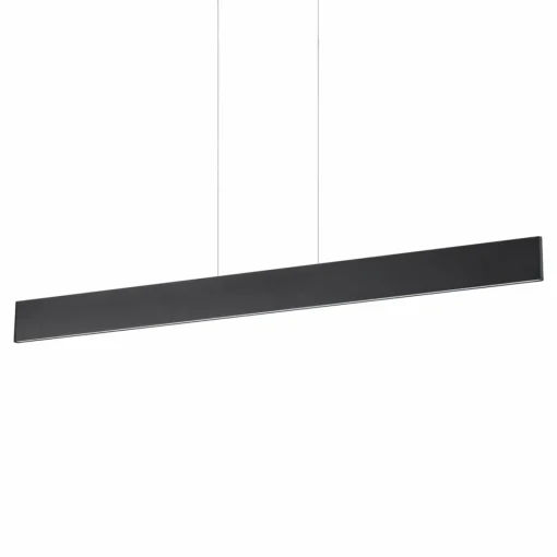 Ideallux Ideal Lux suspension LED Desk, noir métal longueur 102,5 cm| Suspensions Led|Suspensions