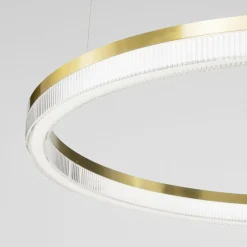 Ideallux Ideal Lux suspension LED Crown Ø 60 cm, métal couleur laiton| Suspensions Led|Suspensions