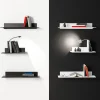 Ingo Maurer Oskar on the Shelf, noire, à droite| Appliques Murales Led|Appliques Murales