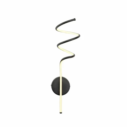 JUST LIGHT. Applique murale LED Amanda, fer, noir| Appliques Murales Led|Appliques Murales