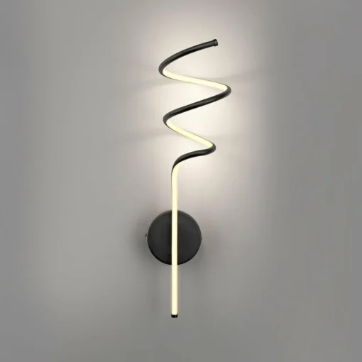 JUST LIGHT. Applique murale LED Amanda, fer, noir| Appliques Murales Led|Appliques Murales