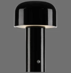 JUST LIGHT. Lampe à poser LED rechargeable Agnes, noir, fer, CCT| Lampes À Poser Led|Lampes À Poser Et Lampes De Table