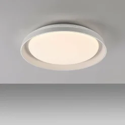 JUST LIGHT. Plafonnier LED Sati, plastique, blanc| Plafonniers Led|Plafonniers