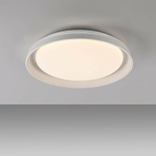 JUST LIGHT. Plafonnier LED Sati, plastique, blanc| Plafonniers Led|Plafonniers