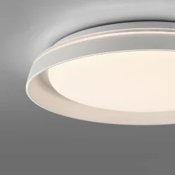 JUST LIGHT. Plafonnier LED Sati, plastique, blanc| Plafonniers Led|Plafonniers