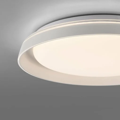 JUST LIGHT. Plafonnier LED Sati, plastique, blanc| Plafonniers Led|Plafonniers