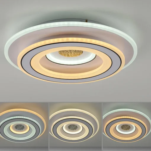 JUST LIGHT. Plafonnier LED Tolago, Ø 40 cm, CCT, intensité variable| Plafonniers Led|Plafonniers