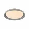 JUST LIGHT. Plafonnier LED Sati, plastique, gris| Plafonniers Led|Plafonniers
