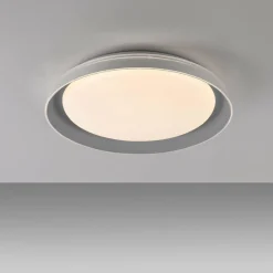 JUST LIGHT. Plafonnier LED Sati, plastique, gris| Plafonniers Led|Plafonniers