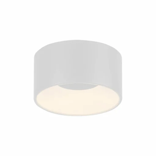 JUST LIGHT. Plafonnier LED Tanika, blanc, Ø 16 cm, intensité variable| Plafonniers Led|Plafonniers