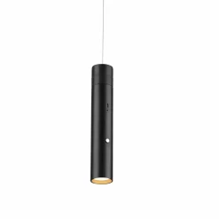 JUST LIGHT. Suspension LED rechargeable Attach, noir, fer| Suspensions Led|Suspensions