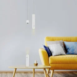 JUST LIGHT. Suspension LED rechargeable Attach, blanc, fer| Suspensions Led|Suspensions
