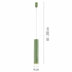 JUST LIGHT. Suspension LED rechargeable Attach, vert, fer| Suspensions Led|Suspensions