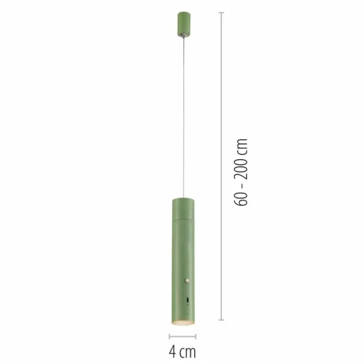 JUST LIGHT. Suspension LED rechargeable Attach, vert, fer| Suspensions Led|Suspensions