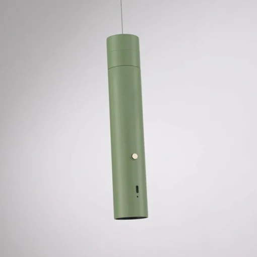 JUST LIGHT. Suspension LED rechargeable Attach, vert, fer| Suspensions Led|Suspensions