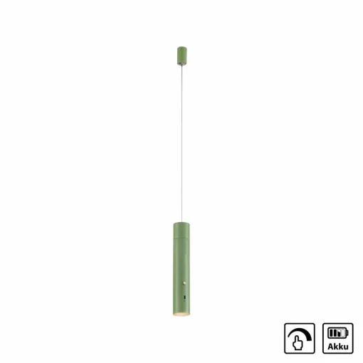 JUST LIGHT. Suspension LED rechargeable Attach, vert, fer| Suspensions Led|Suspensions