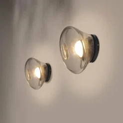 Karman Agua applique LED, IP44, verre clair| Appliques Murales Led|Appliques Murales