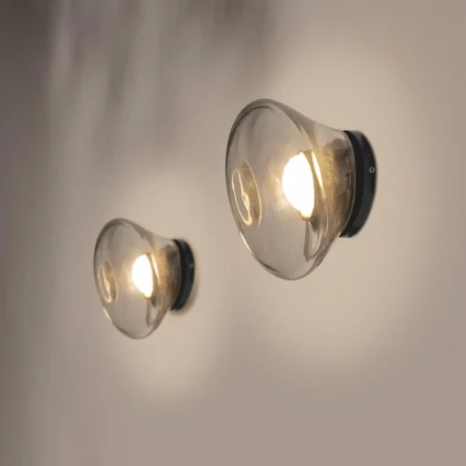 Karman Agua applique LED, IP44, verre clair| Appliques Murales Led|Appliques Murales