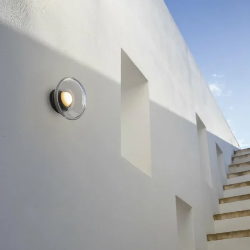 Karman Agua applique LED, IP44, verre clair| Appliques Murales Led|Appliques Murales