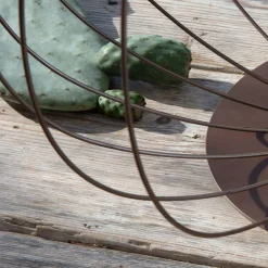 Karman Cell - lampe de sol cage, bronze, Ø84 cm| Lampadaires Led|Lampadaires