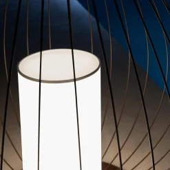 Karman Cell - lampe de sol cage, bronze, Ø84 cm| Lampadaires Led|Lampadaires