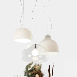 Kartell Big FL/Y suspension LED, transparent| Suspensions Led|Suspensions