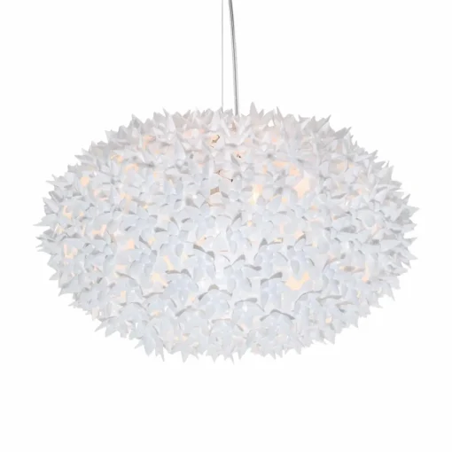 Kartell Bloom S1 suspension LED G9, blanc| Suspensions Led|Suspensions