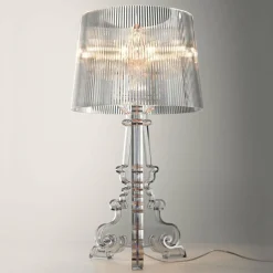 Kartell Bourgie lampe à poser LED, transparente| Lampes À Poser Led|Lampes À Poser Et Lampes De Table
