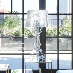 Kartell Bourgie lampe à poser LED, transparente| Lampes À Poser Led|Lampes À Poser Et Lampes De Table
