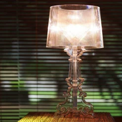 Kartell Bourgie lampe à poser LED, transparente| Lampes À Poser Led|Lampes À Poser Et Lampes De Table