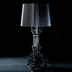 Kartell Bourgie lampe à poser LED noire| Lampes À Poser Led|Lampes À Poser Et Lampes De Table