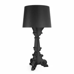 Kartell Bourgie Mat lampe à poser LED E14 noire| Lampes À Poser Led|Lampes À Poser Et Lampes De Table