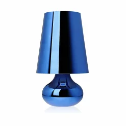 Kartell Cindy lampe à poser LED, bleu métallique| Lampes À Poser Led|Lampes À Poser Et Lampes De Table