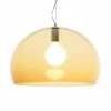 Kartell FL/Y suspension, Ø 52 cm, ambrée| Suspensions Led|Suspensions