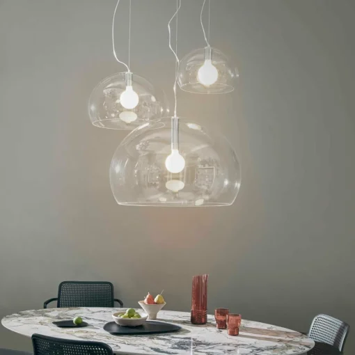 Kartell FL/Y suspension LED, transparent| Suspensions Led|Suspensions