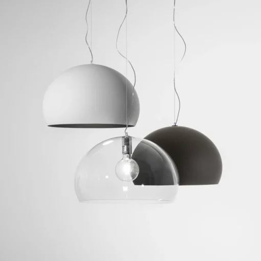 Kartell FL/Y suspension LED, transparent| Suspensions Led|Suspensions