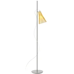 Kartell K-Lux lampadaire, à 1 lampe, gris/jaune| Lampadaires Led|Lampadaires