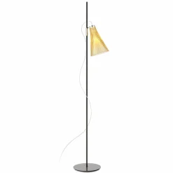 Kartell K-Lux lampadaire, à 1 lampe, noir/jaune| Lampadaires Led|Lampadaires
