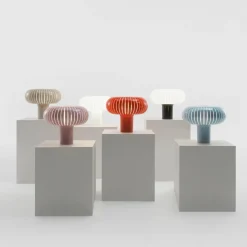 Kartell lampe à poser Teresa, blanc, Ø 50 cm, PMMA recyclé| Lampes À Poser Led|Lampes À Poser Et Lampes De Table