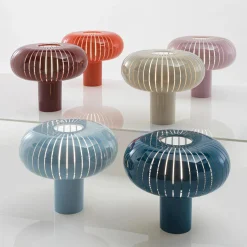 Kartell Lampe à poser Teresa Special Edition, bleu clair, Ø50cm| Lampes À Poser Led|Lampes À Poser Et Lampes De Table