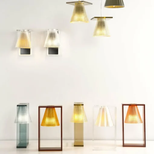 Kartell Light-Air lampe à poser, abat-jour tissu| Lampes À Poser Led|Lampes À Poser Et Lampes De Table