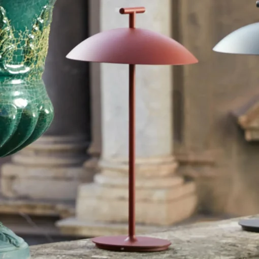 Kartell Mini Geen-A lampe table LED 2 700 K rouge| Lampes À Poser Led|Lampes À Poser Et Lampes De Table