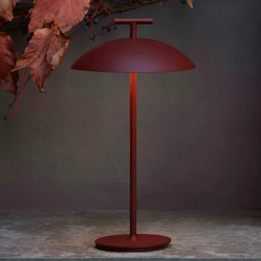 Kartell Mini Geen-A lampe table LED 2 700 K rouge| Lampes À Poser Led|Lampes À Poser Et Lampes De Table