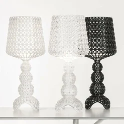 Kartell Mini Kabuki - lampe table LED, transparent| Lampes À Poser Led|Lampes À Poser Et Lampes De Table