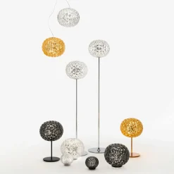 Kartell Mini Planet lampe à poser LED, gris fumé| Lampes À Poser Led|Lampes À Poser Et Lampes De Table