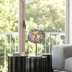 Kartell Planet lampe à poser LED, pied, gris fumée| Lampes À Poser Led|Lampes À Poser Et Lampes De Table